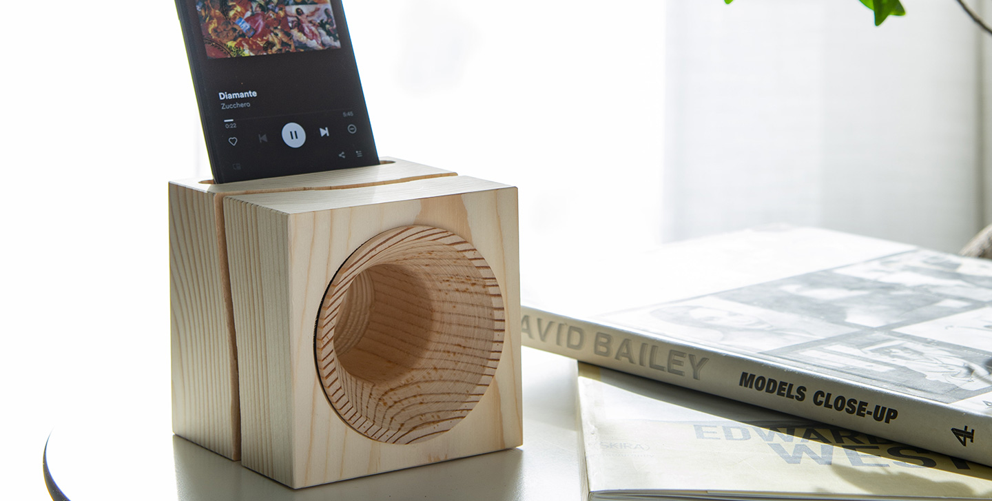 Ascolta la tua musica preferita con VAIA Cube e aiutaci a riforestare la Foresta Levissima