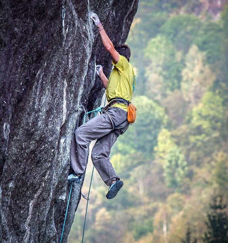free climbing solo