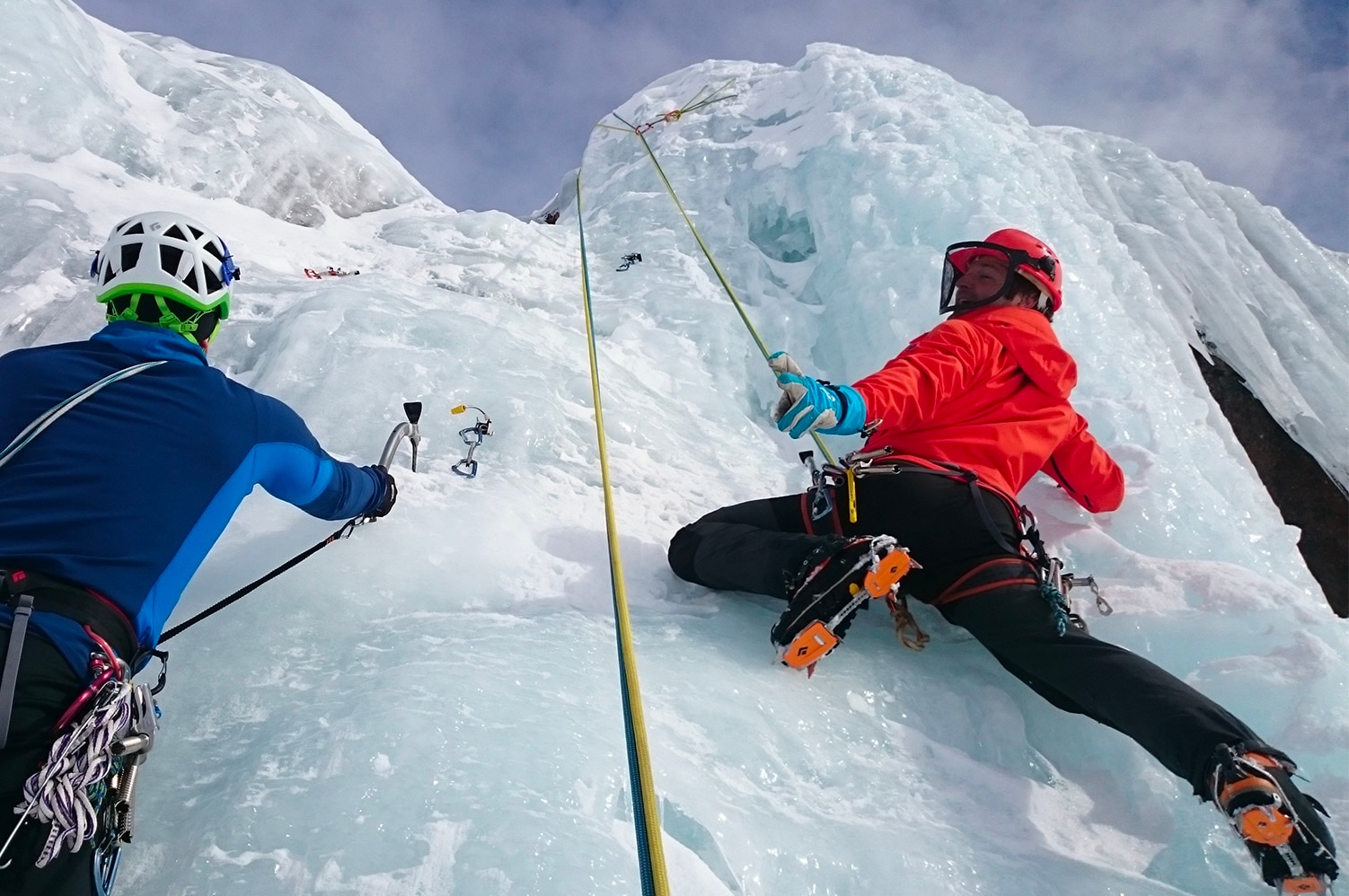 neve-Arrampicata su ghiaccio